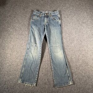 Wrangler Retro Relaxed Straight Jeans Boys Size 10 Slim Blue Denim BRT30RR